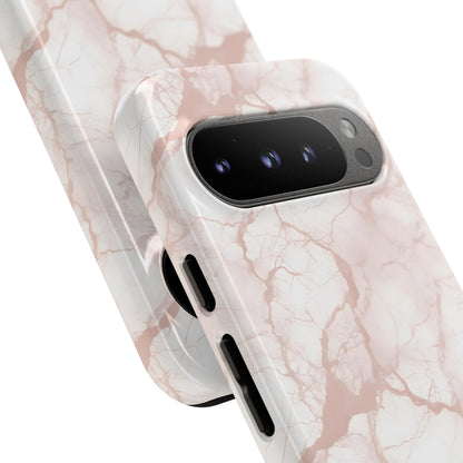 Marble Opulence in Neutral Beige - Tough Phone Case