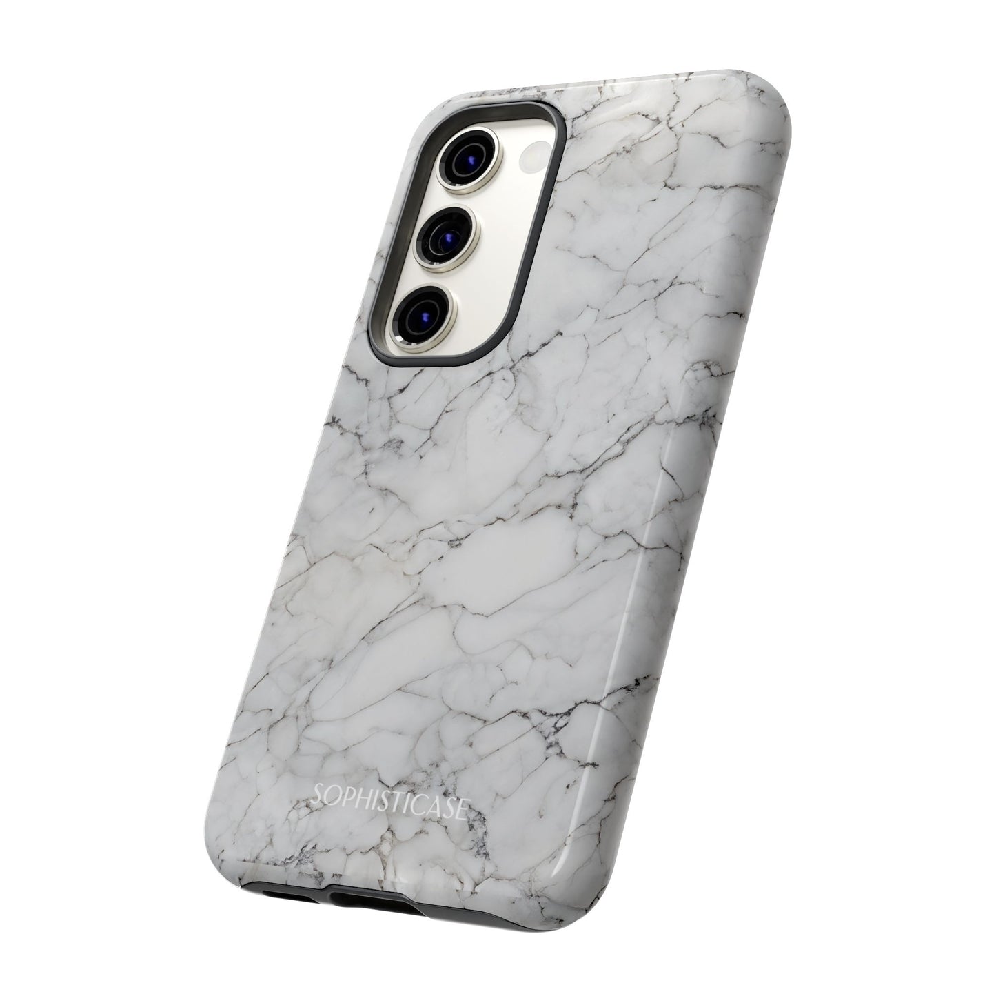 Marble Opulence in White - iPhone Case, Samsung Galaxy Case, Google Pixel Case