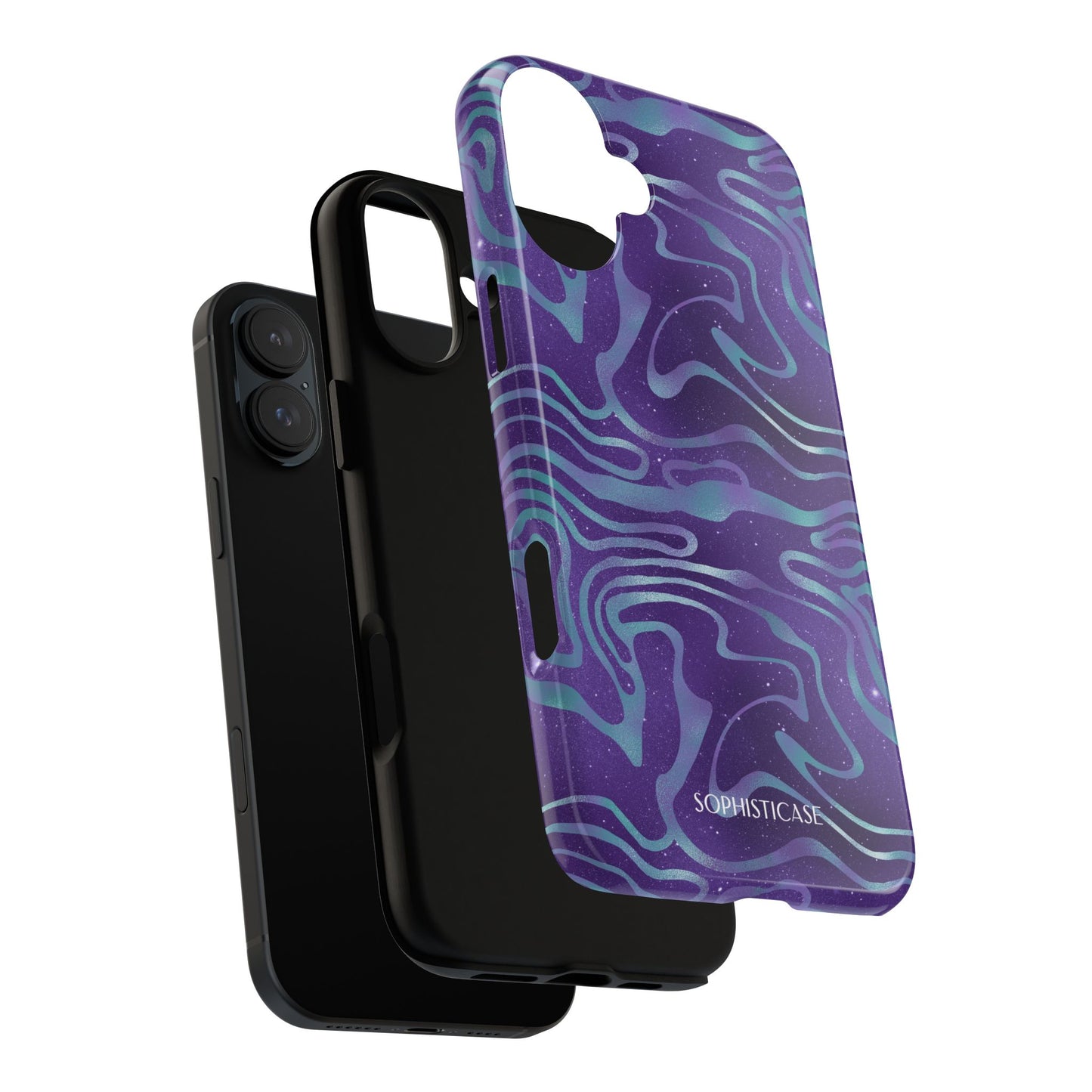 Cosmic Gold in Blue & Purple - iPhone Case, Samsung Galaxy Case, Google Pixel Case