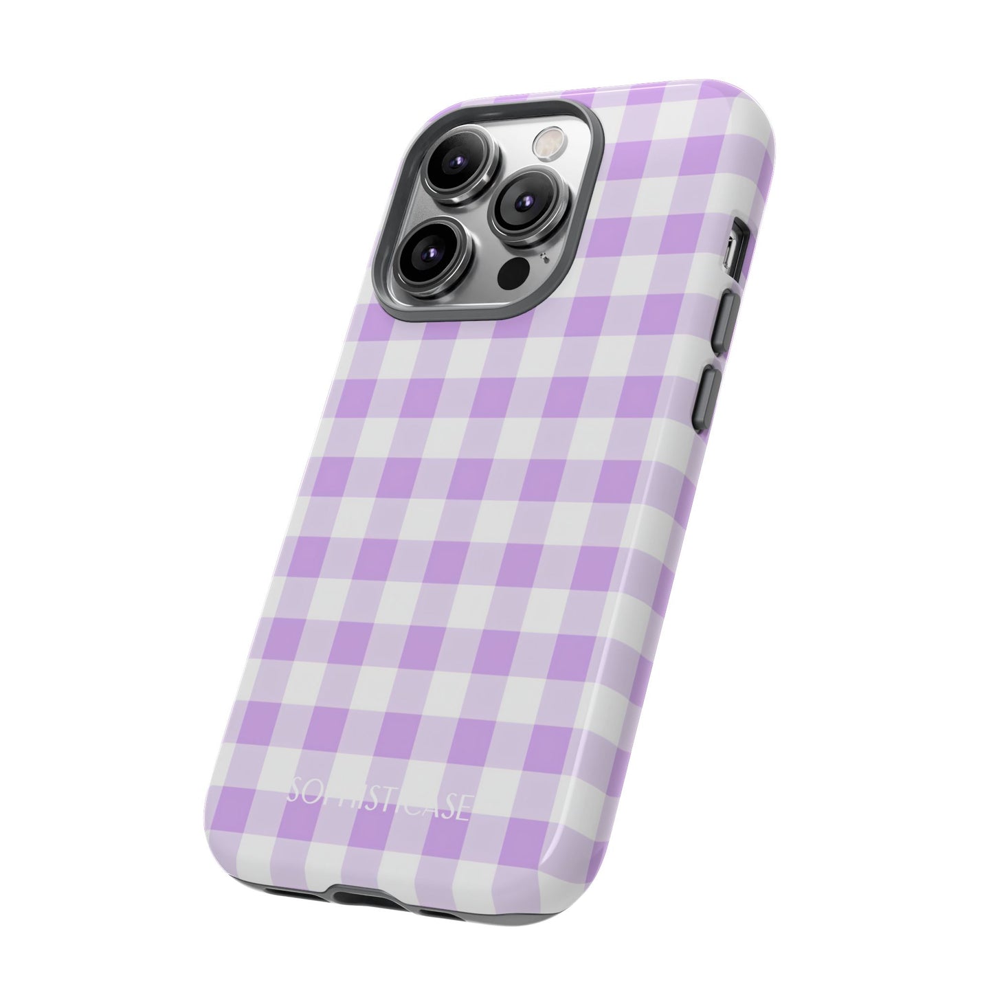 Tough Case - Gingham in Purple