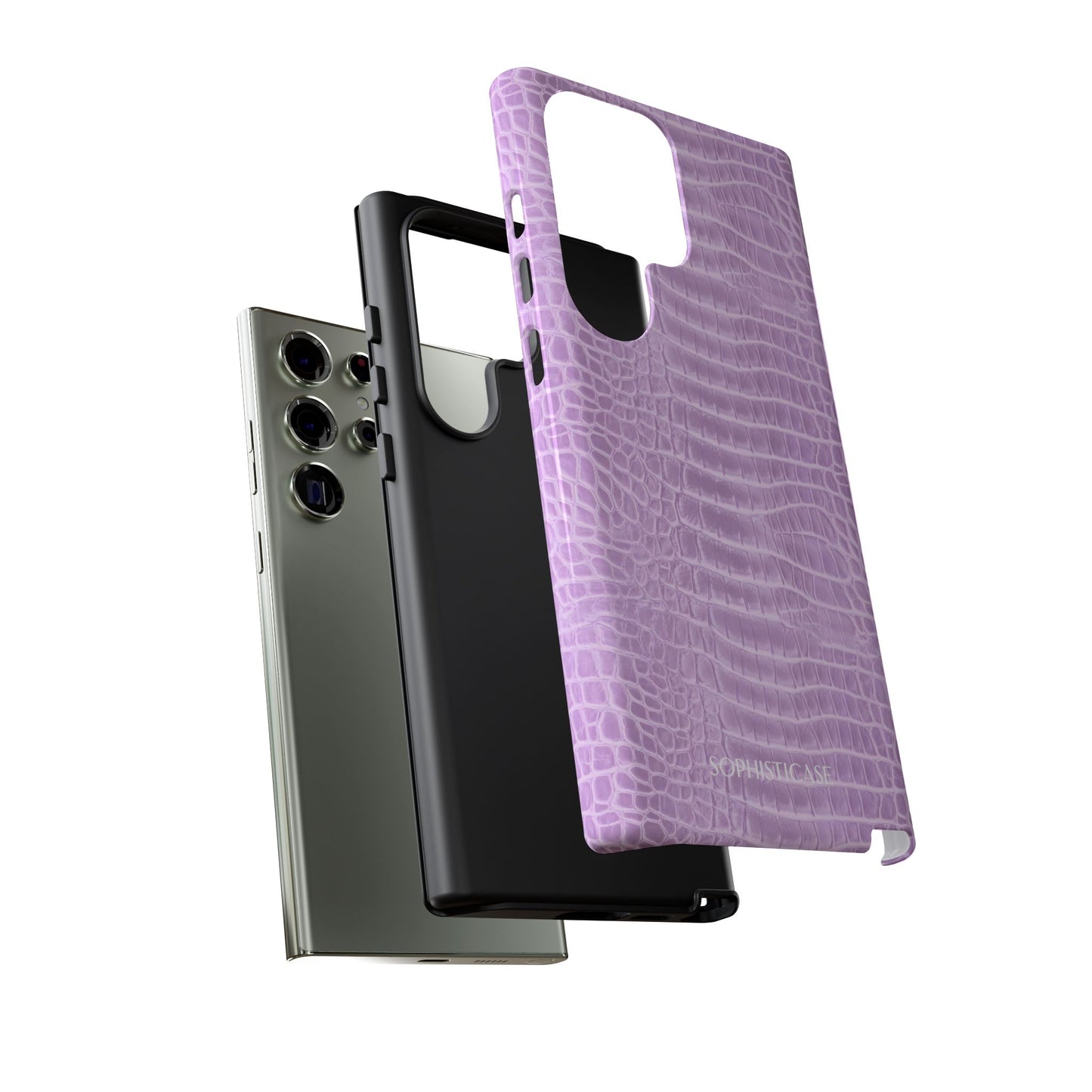 Luxe Leather in Purple - Tough Phone Case