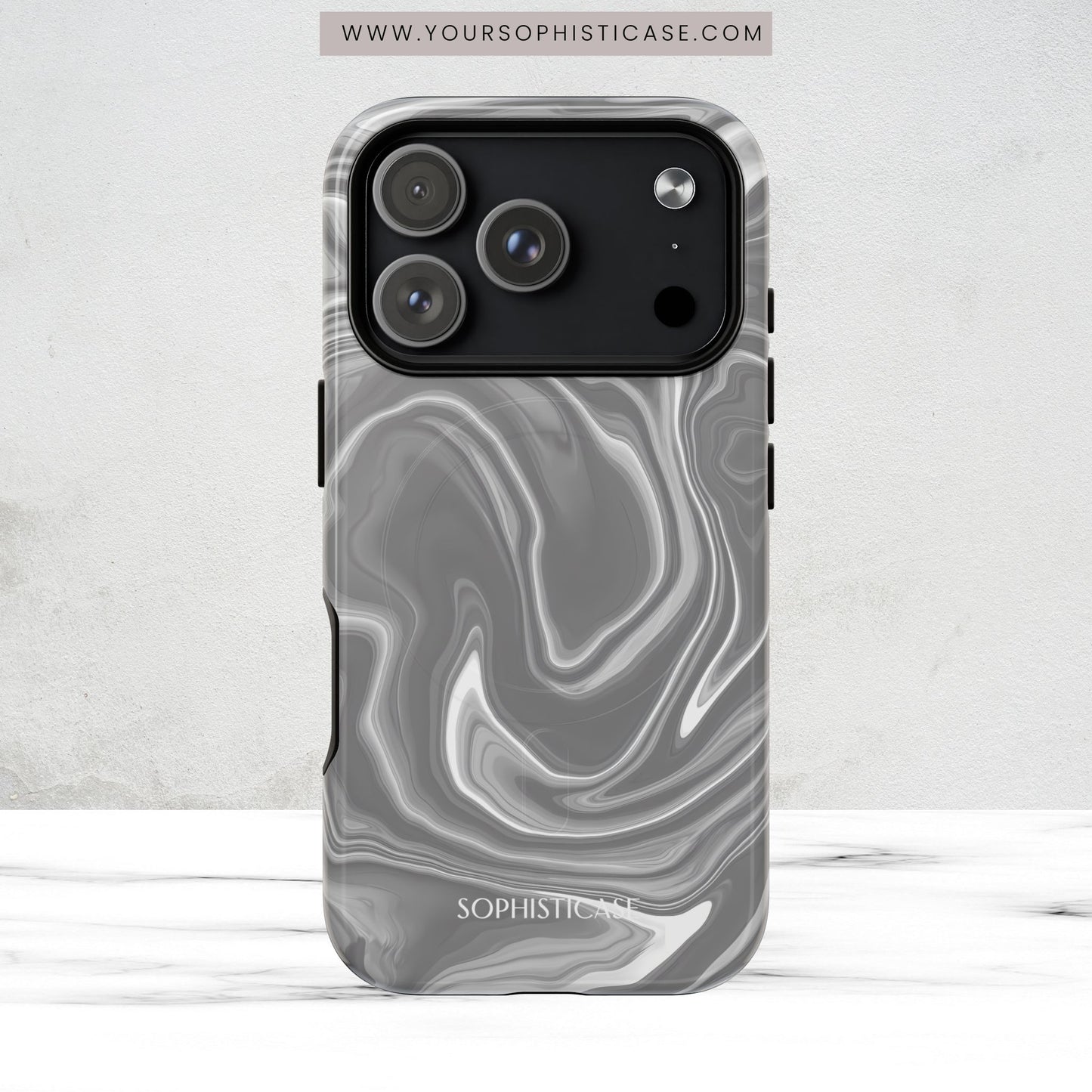 Liquid Dreams in Charcoal - Magsafe Case