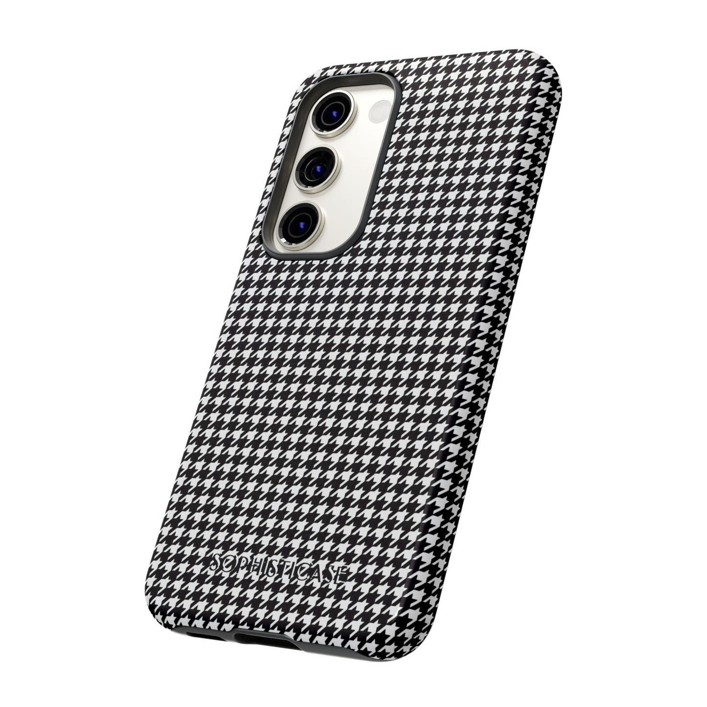 Tough Case - Houndstooth in Black