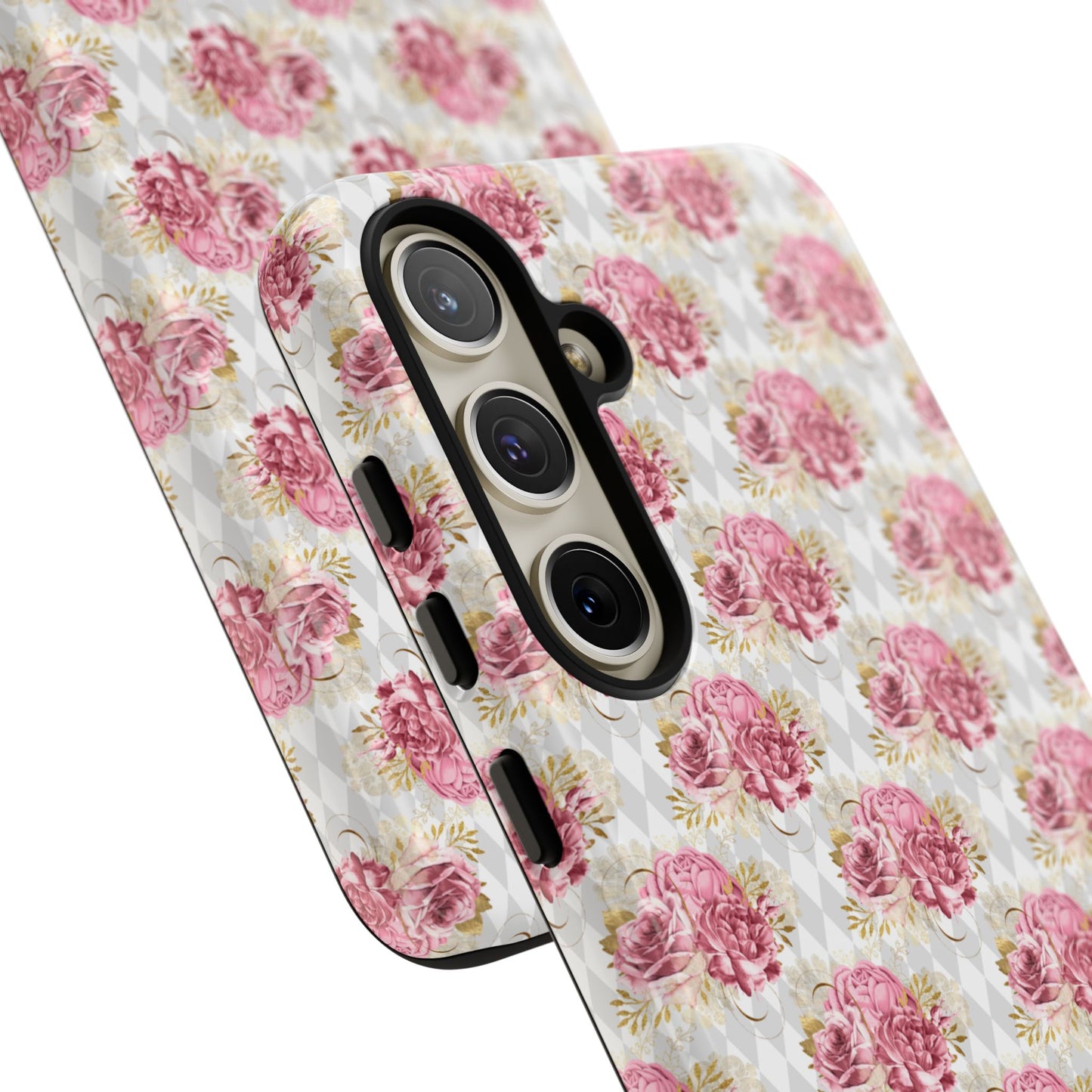 Rose Diamond Romance in Colette - Tough Phone Case