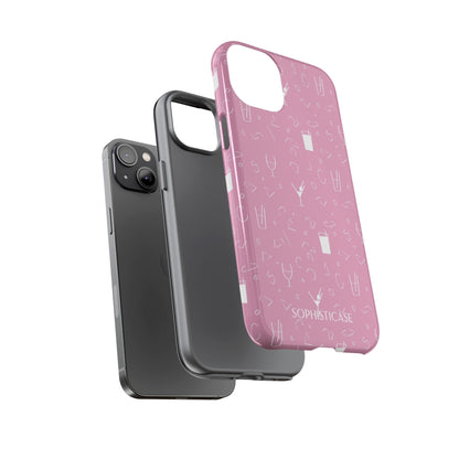 Cocktail Hour in Pink - iPhone Case