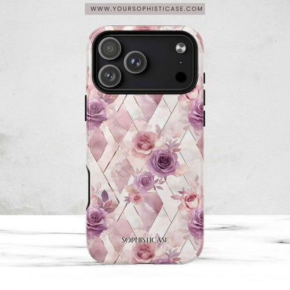 Royal Floral in Mauve Rose - iPhone Magsafe Case