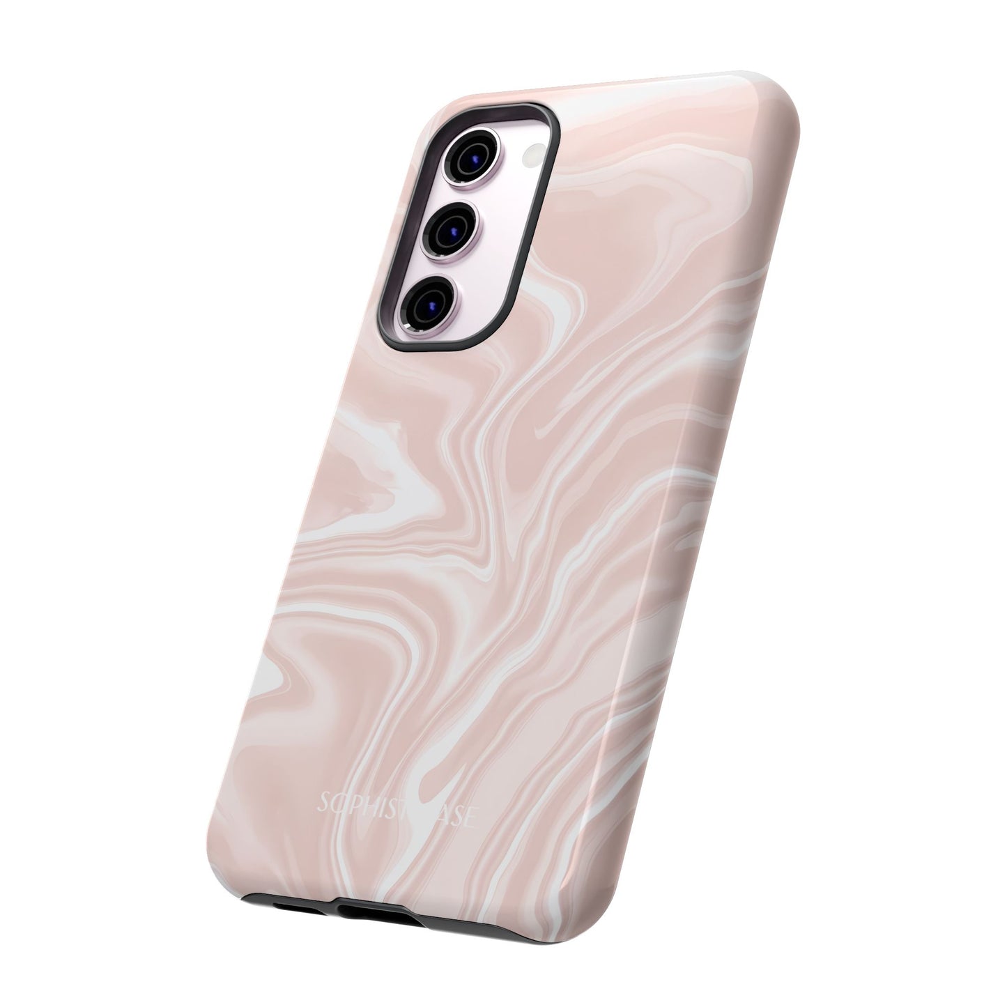 Liquid Dreams in Neutral Beige - Tough Phone Case