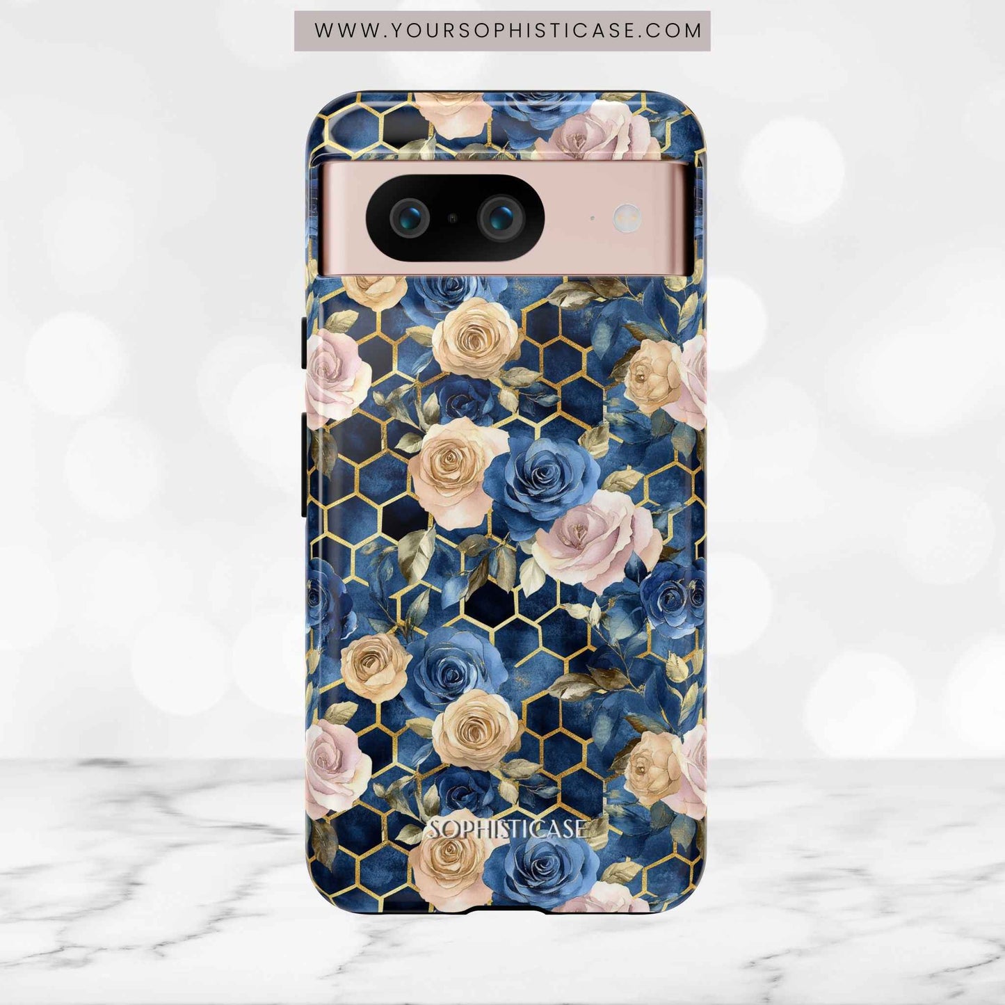 Royal Floral in Midnight Rose - Tough Phone Case