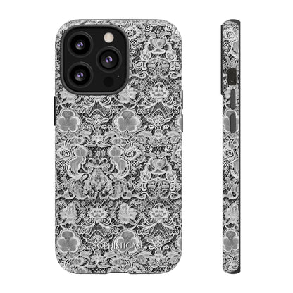 Luxe Lace in Black - Tough Phone Case