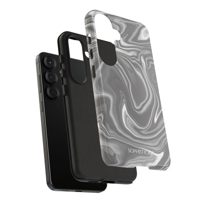 Liquid Dreams in Charcoal - Tough Phone Case