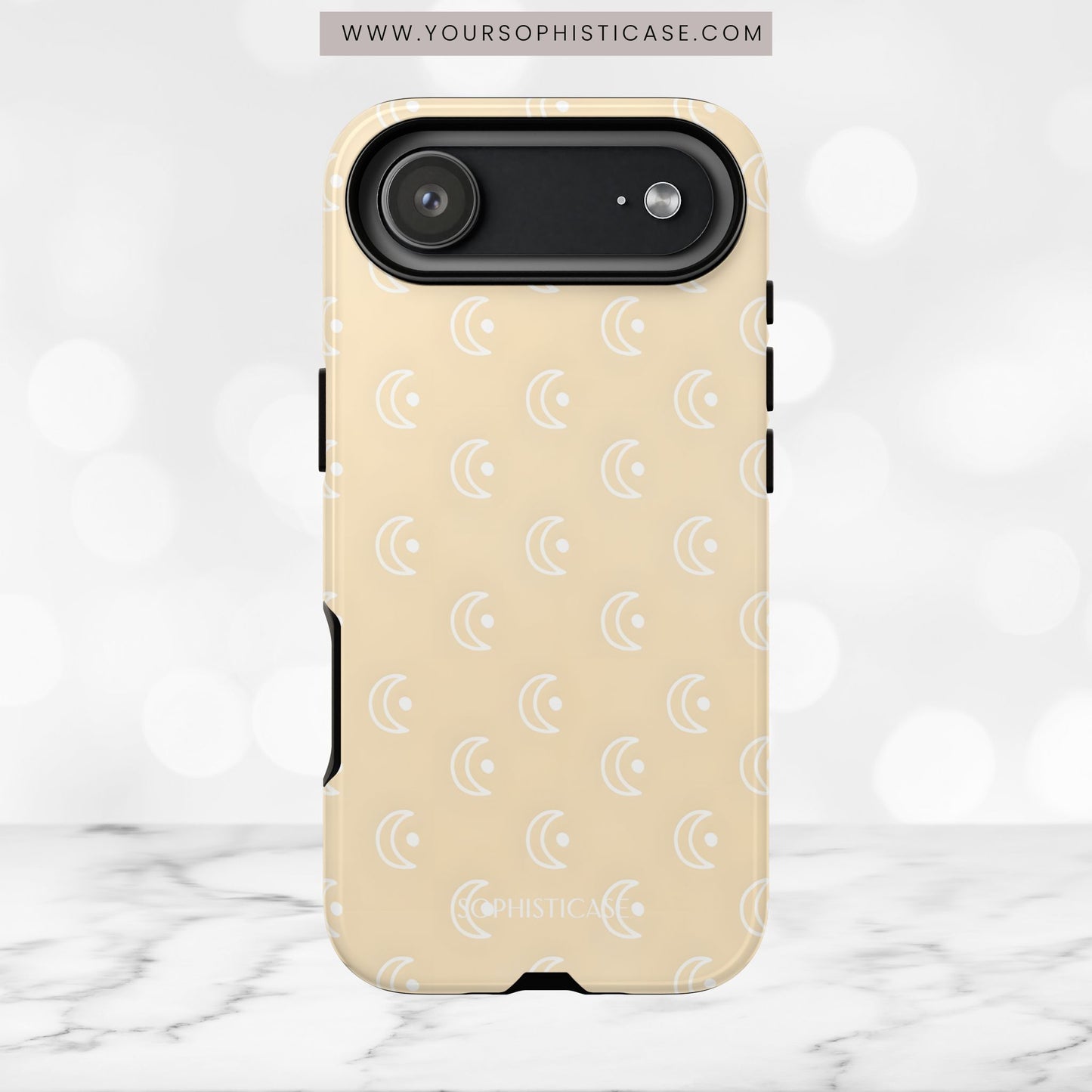 Moon Phase in Yellow - iPhone Case