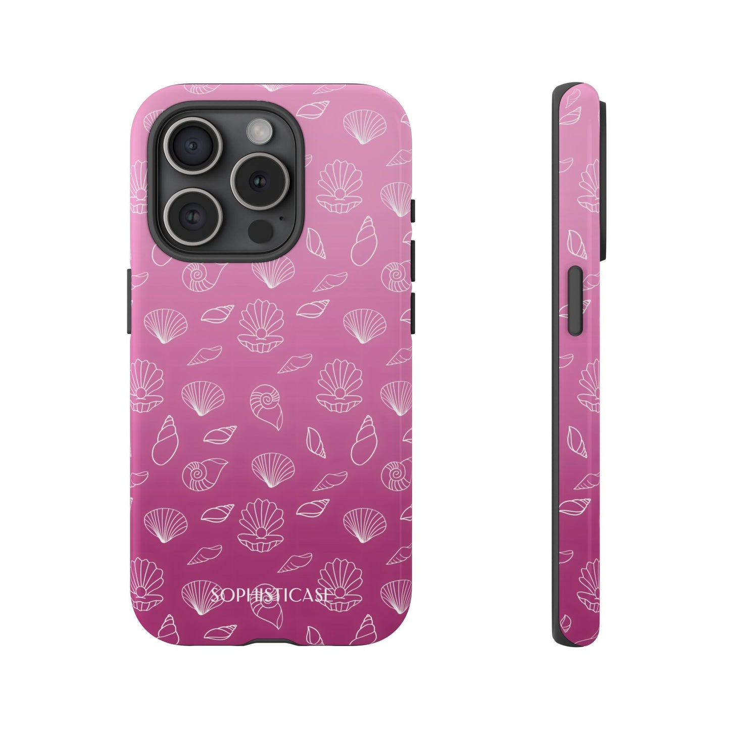 Seashell Society in Purple - iPhone Case