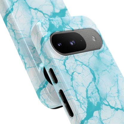 Marble Opulence in Aqua - Tough Phone Case