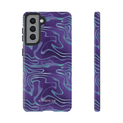Cosmic Gold in Blue & Purple - iPhone Case, Samsung Galaxy Case, Google Pixel Case