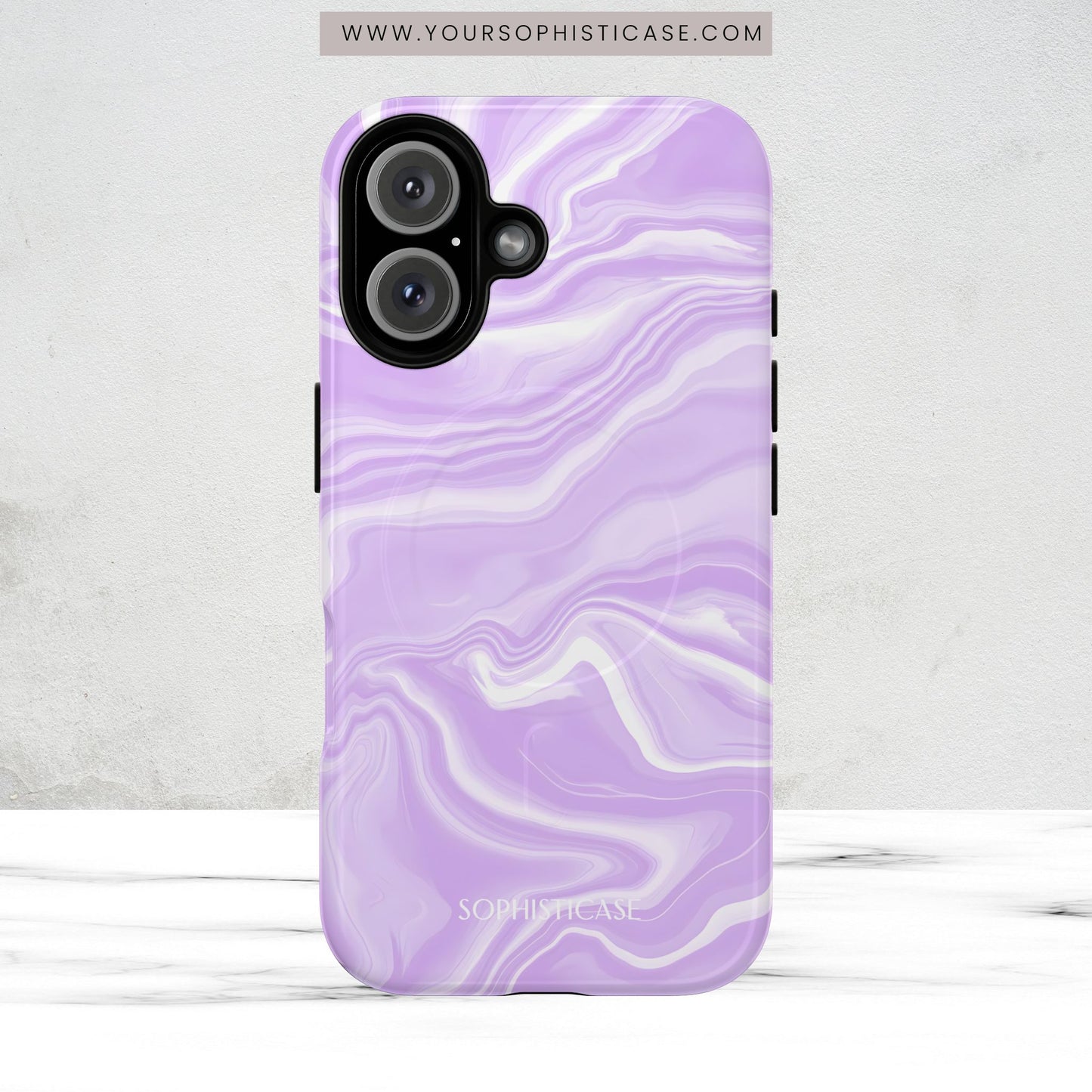 Liquid Dreams in Light Purple - Magsafe Case