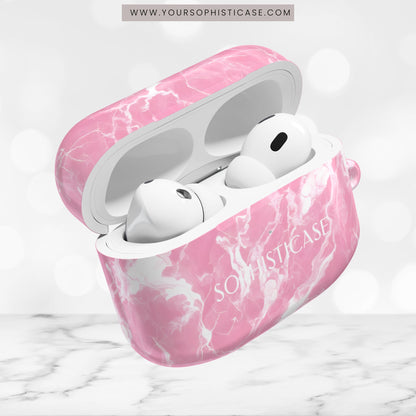 AirPod Cases - Marble Crush in Pink