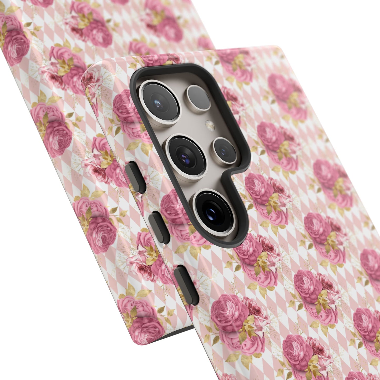 Rose Diamond Romance in Sienna - Tough Phone Case