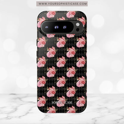 Rose Diamond Romance in Vivienne - Tough Phone Case
