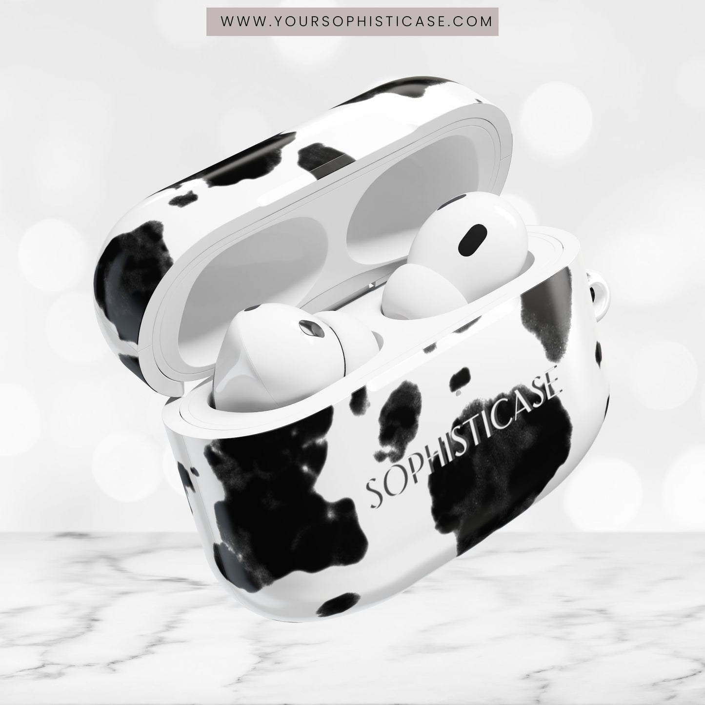 AirPod Cases - Holy Cow in Black