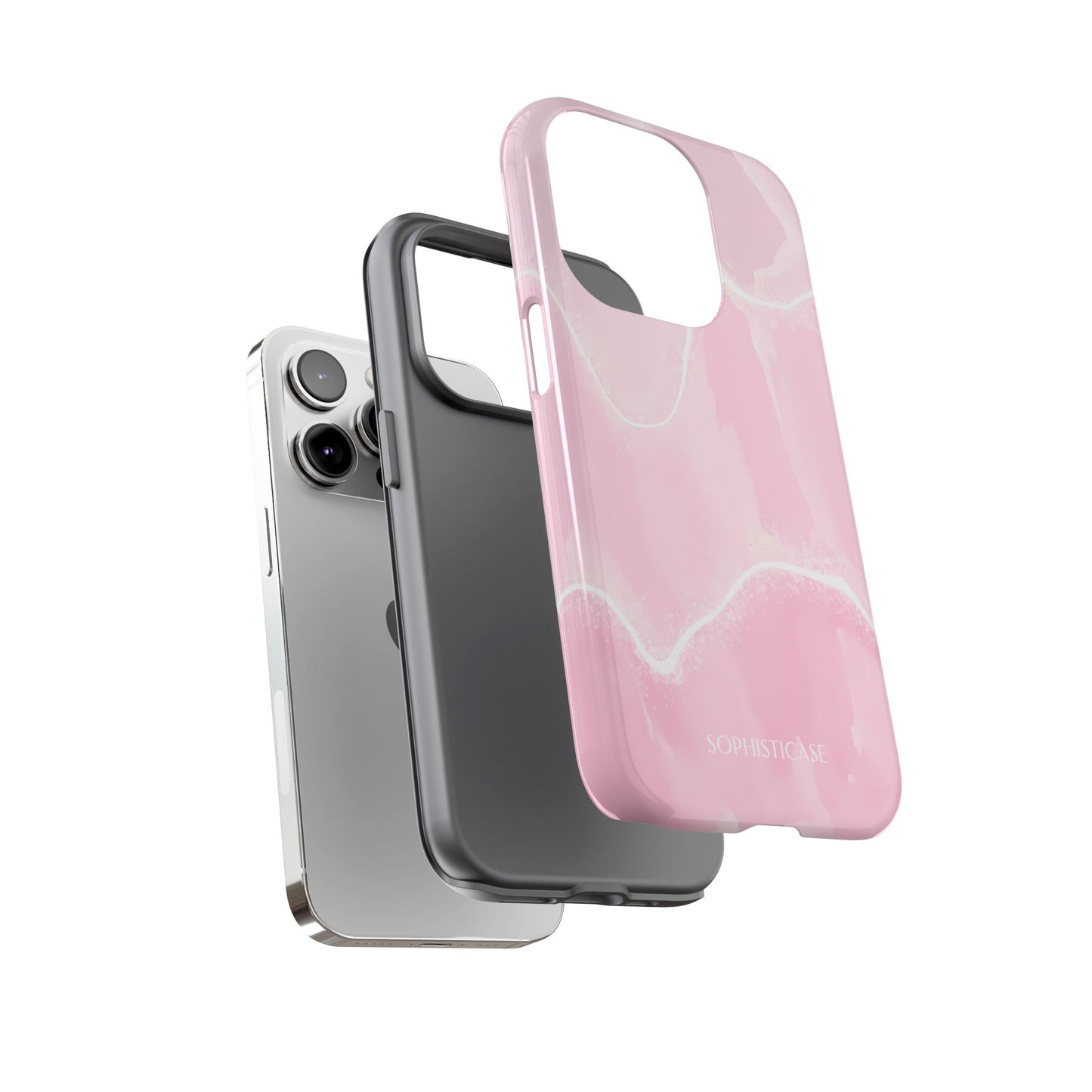 Serenity in Light Pink - iPhone Case