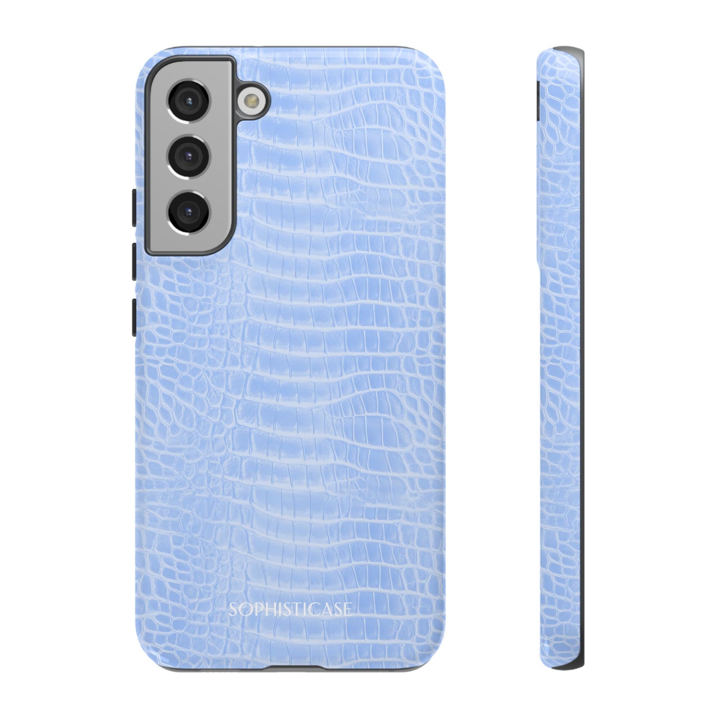 Luxe Leather in Blue - Tough Phone Case