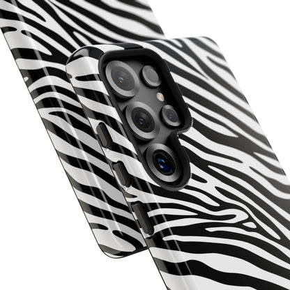 Dark Thoughts in Urban Zebra - Tough Phone Case