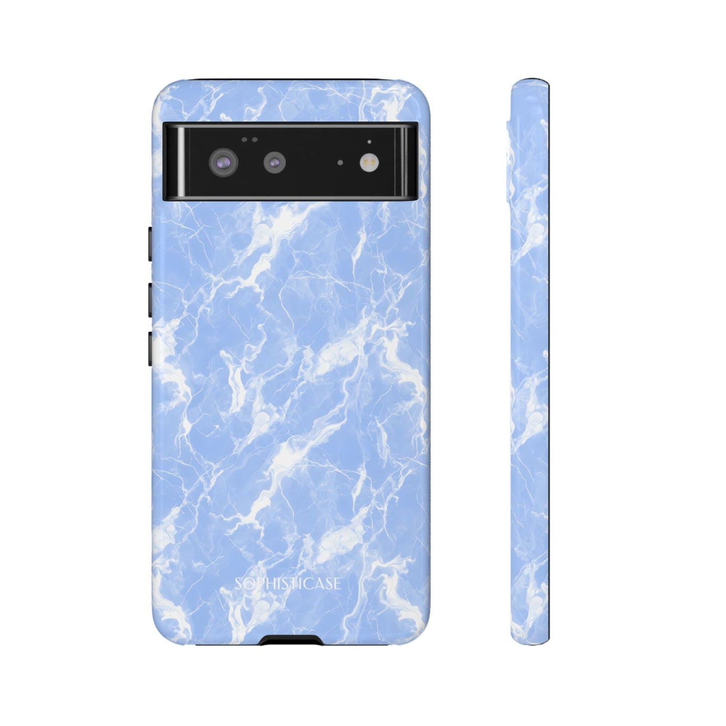 Marble Crush in Blue - Tough Phone Case