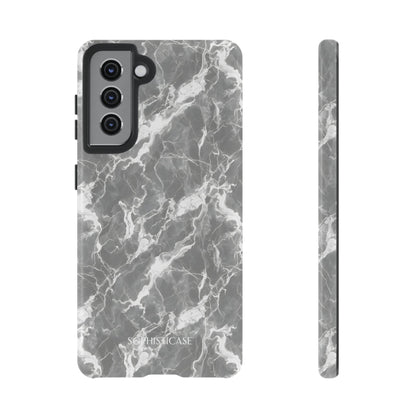 Marble Crush in Charcoal Grey - Tough Phone Case
