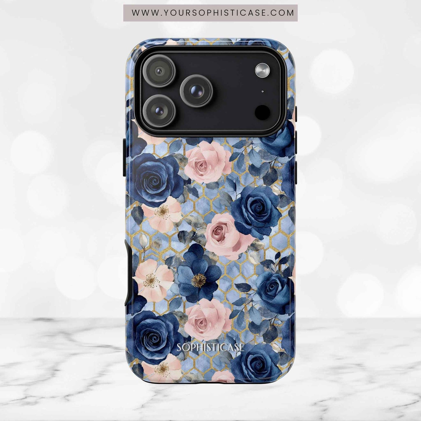 Royal Floral in Gilded Sky - Tough Phone Case