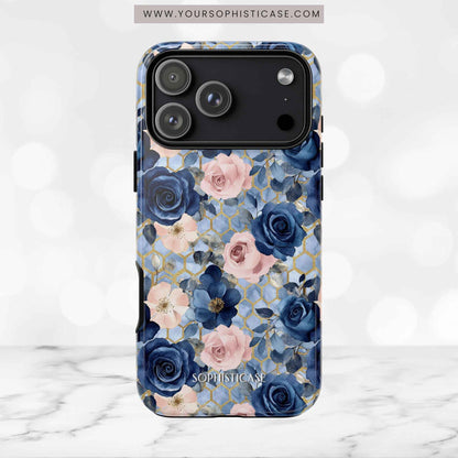 Royal Floral in Gilded Sky - Tough Phone Case