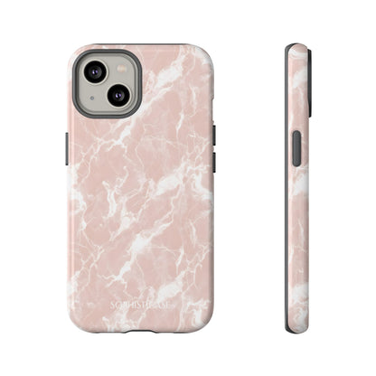 Marble Crush in Neutral Beige - iPhone Case