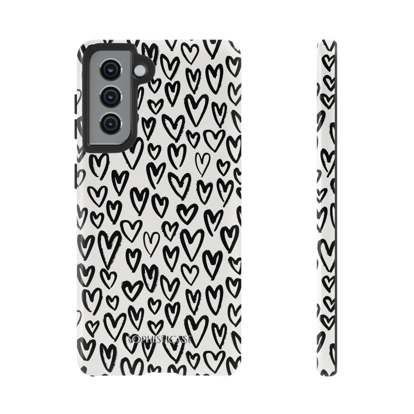 Dark Thoughts in Urban Heart - Tough Phone Case