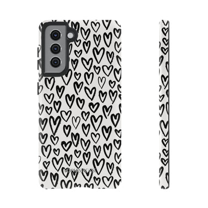 Dark Thoughts in Urban Heart - Tough Phone Case