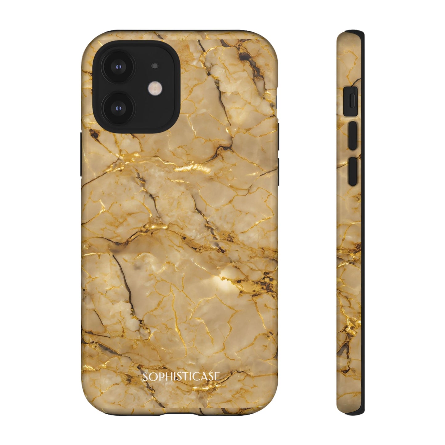 Marble Opulence in Gold - iPhone Case, Samsung Galaxy Case, Google Pixel Case