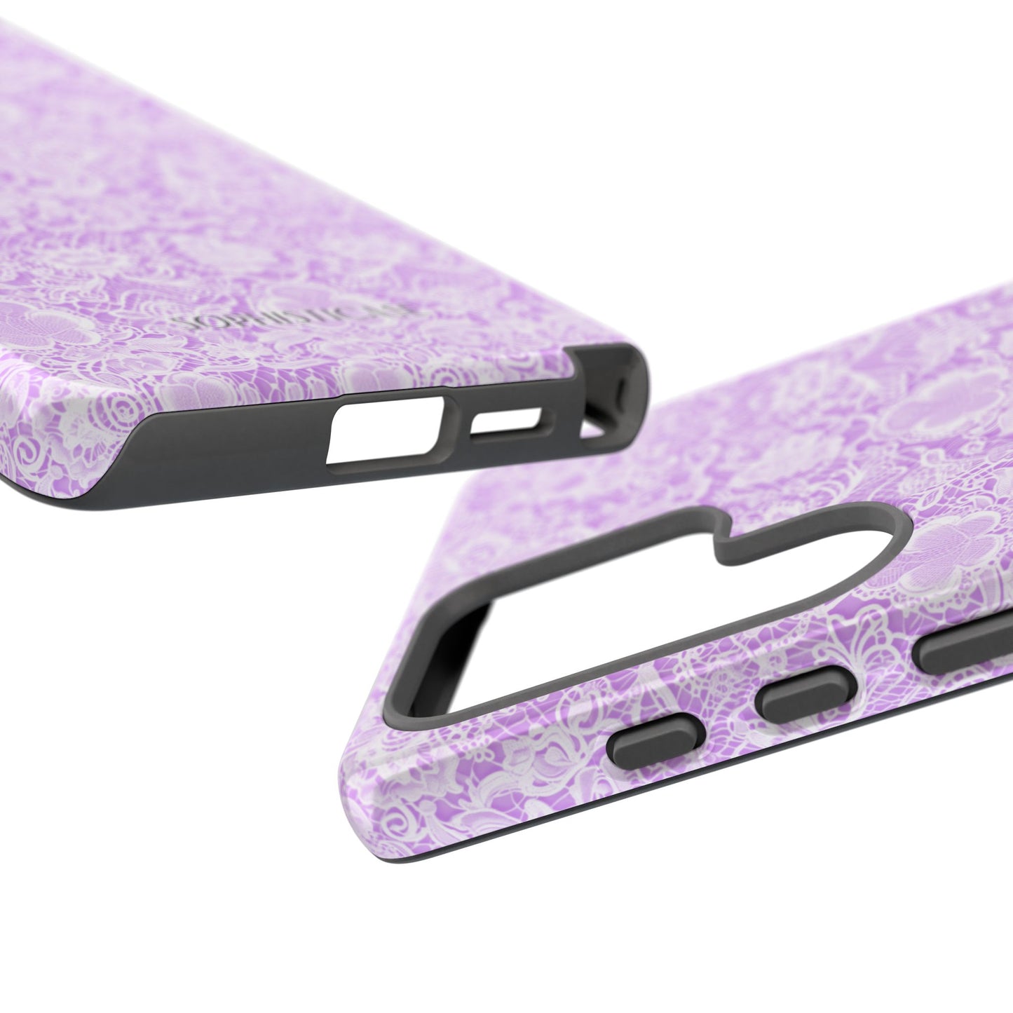Luxe Lace in Purple - Tough Phone Case