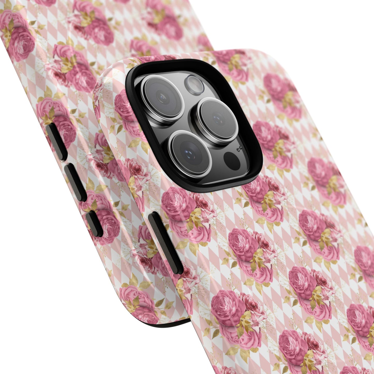 Rose Diamond Romance in Sienna - Magsafe Phone Case
