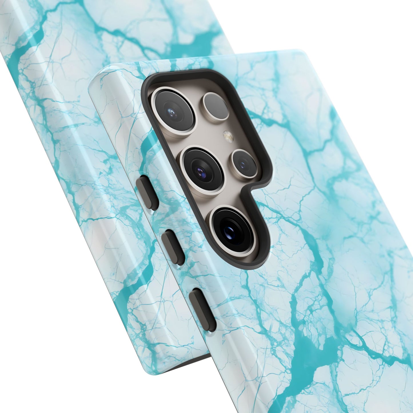 Marble Opulence in Aqua - Tough Phone Case