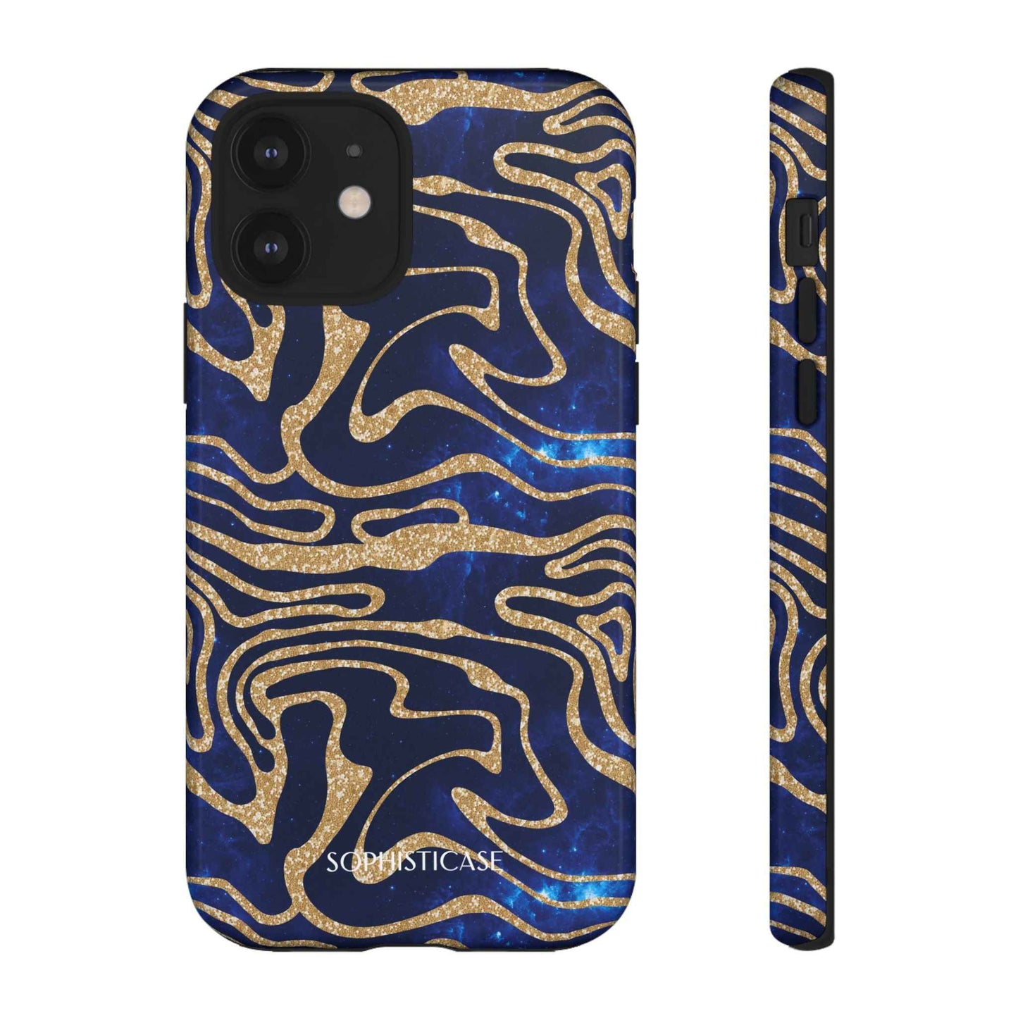 Cosmic Zebra in Blue - iPhone Case, Samsung Galaxy Case, Google Pixel Case