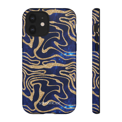 Cosmic Zebra in Blue - iPhone Case, Samsung Galaxy Case, Google Pixel Case