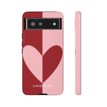 Be Mine in Red and Pink - iPhone Case, Samsung Galaxy Case, Google Pixel Case