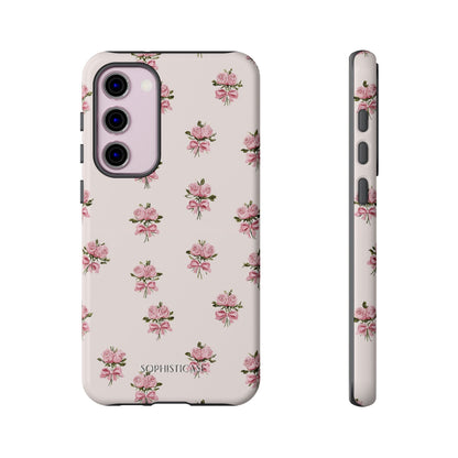 The Sweetest Thing in Coquette Rose Bouquet - iPhone Case, Samsung Galaxy Case, Google Pixel Case