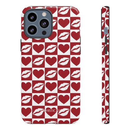 Belle Amie in Red - iPhone Case, Samsung Galaxy Case, Google Pixel Case