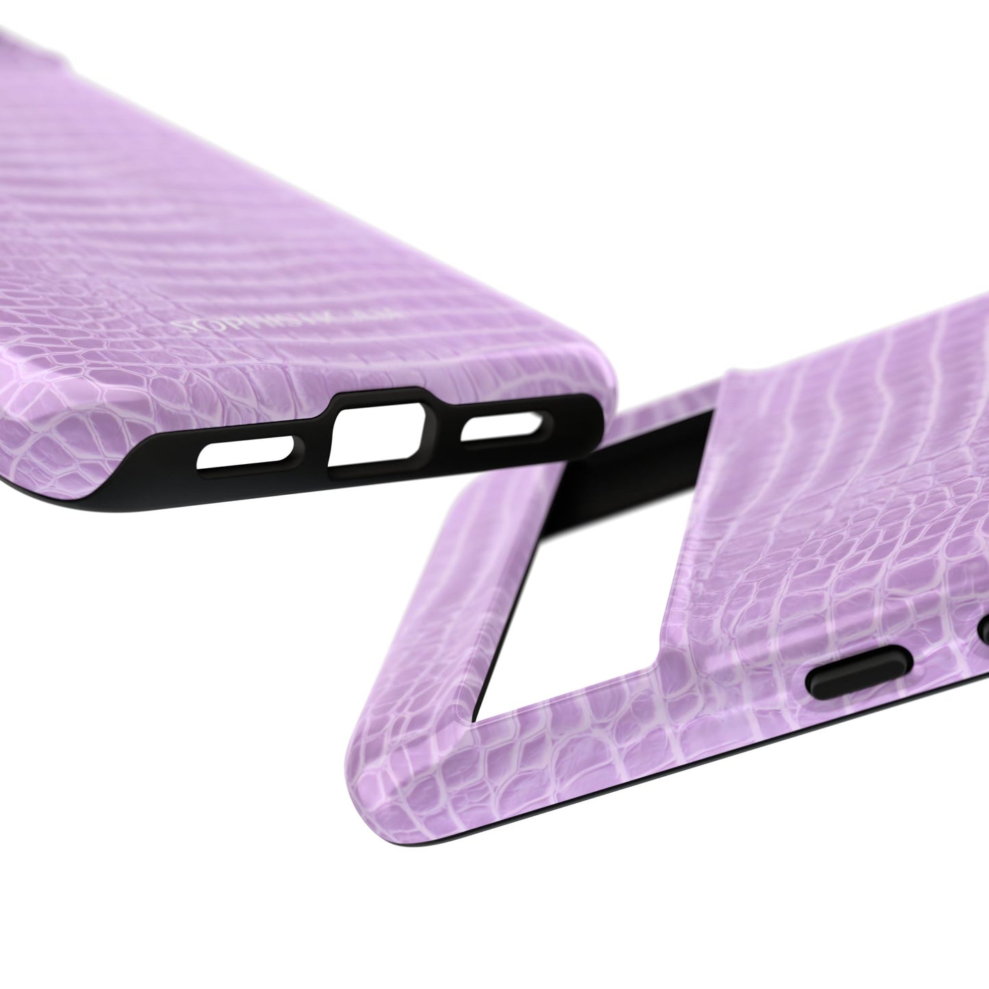 Luxe Leather in Purple - Tough Phone Case