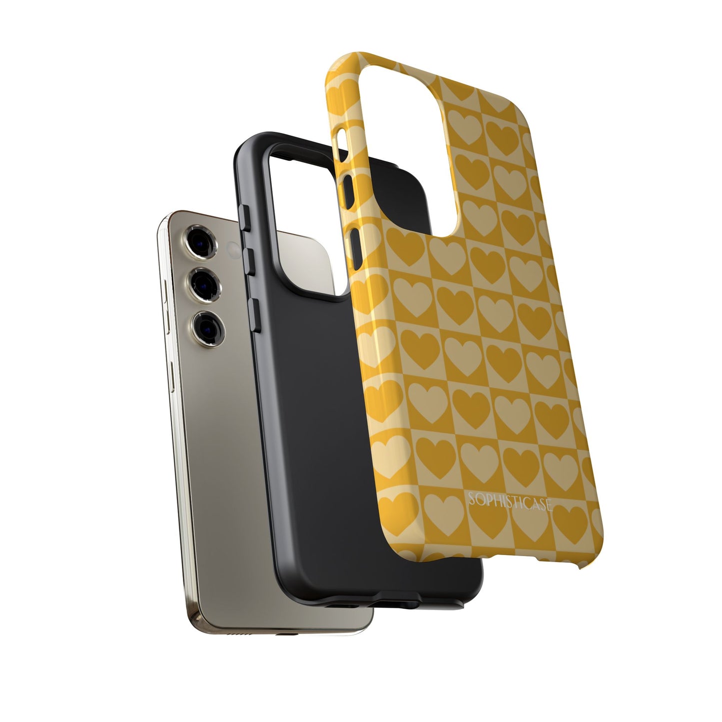 Tough Love in Yellow - Tough Phone Case