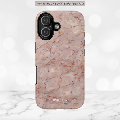 Marble Opulence in Pink - iPhone Case, Samsung Galaxy Case, Google Pixel Case