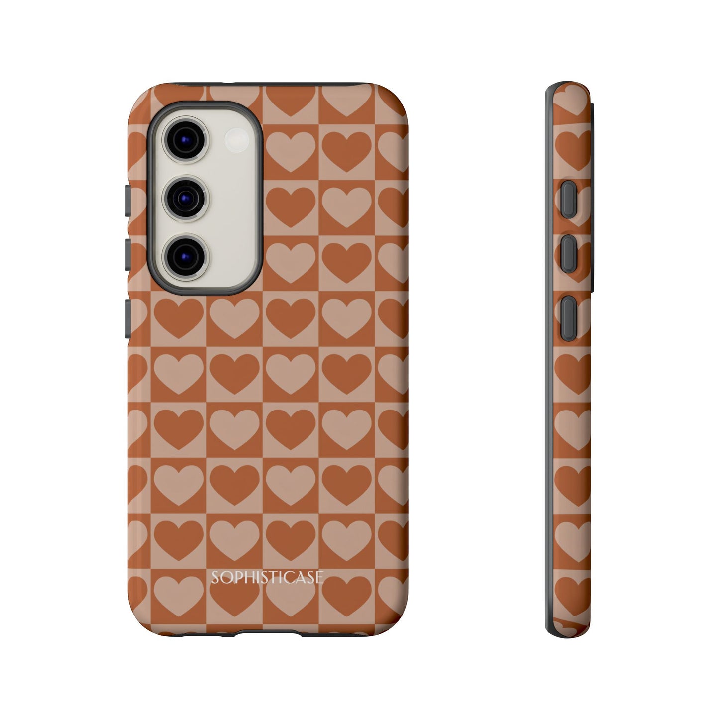 Tough Love in Brown - Tough Phone Case