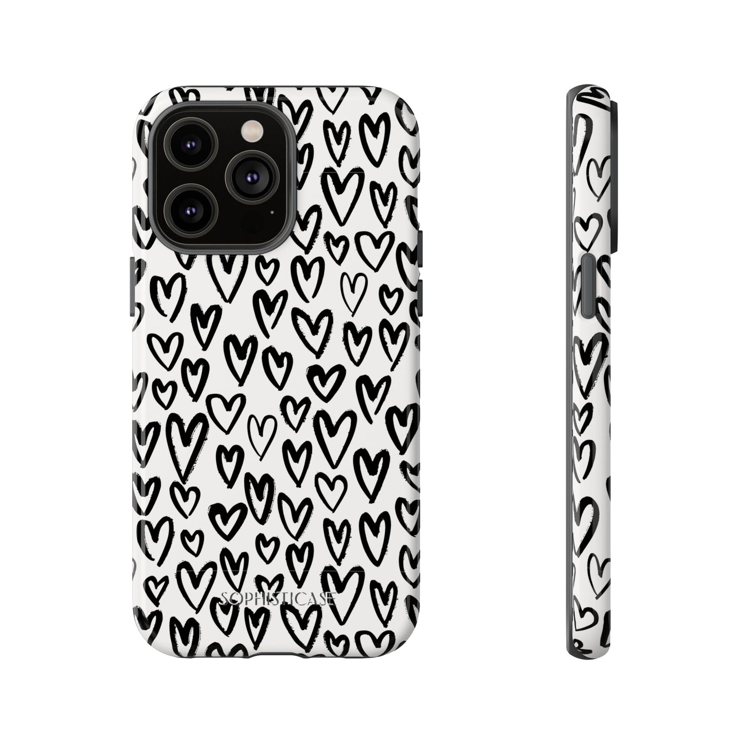 Dark Thoughts in Urban Heart - Tough Phone Case