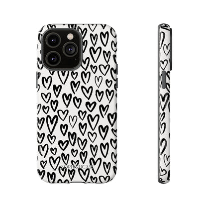Dark Thoughts in Urban Heart - Tough Phone Case