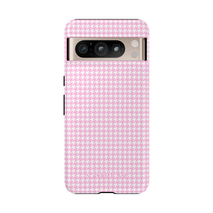 Tough Case - Houndstooth in Pink