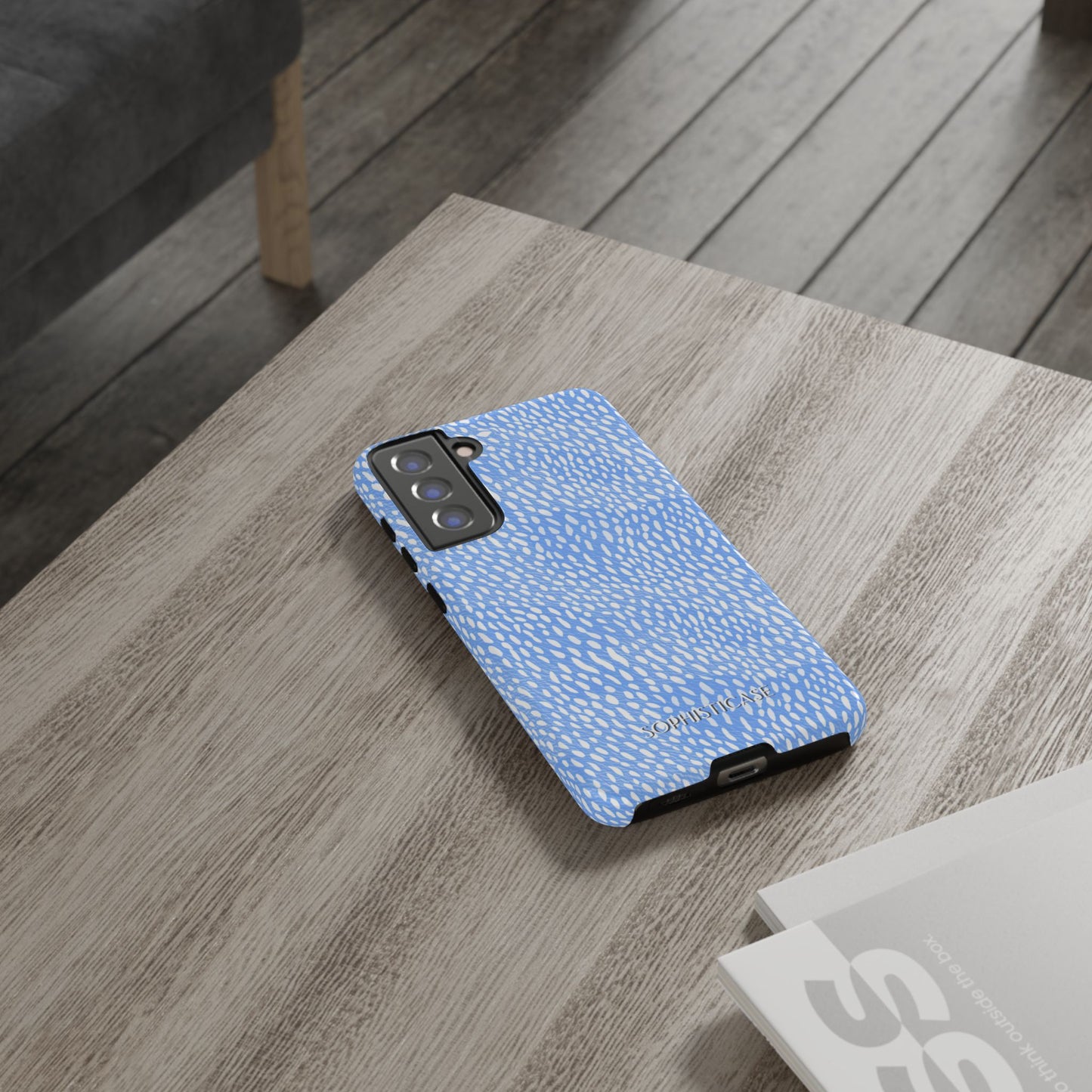 Oh Deer! in Blue - Protective Phone Case for Samsung Galaxy